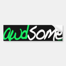 awdsome bumper stickers