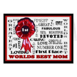 Awe Inspiring Worlds Best Mom Word Collage Card