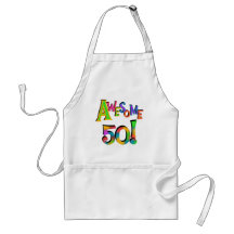 Awesome 50 Birthday T-shirts and Gifts Aprons