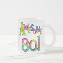 Awesome 80 Birthday T-shirts and Gifts Coffee Mug