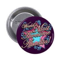 Awesome Abuelita Pin