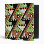 Awesome Art Deco Abstract Shapes Binder