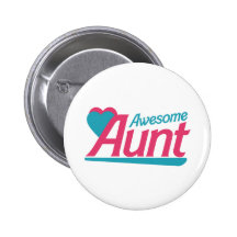 Awesome Aunt Buttons