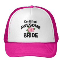 Awesome Bride Mesh Hat