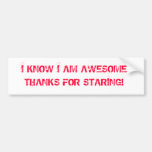 AWESOME BUMPER STICKER