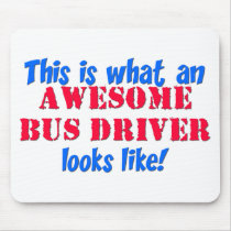 Awesome Bus Driver Mouse Pad