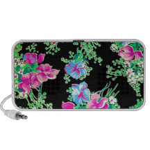 Awesome Colorful Floral Design iPhone Speaker