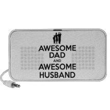 Awesome Dad And Awesome Husband PC Speakers