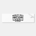 Awesome Dad Bumper Sticker
