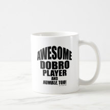 Awesome Dobro Player Coffee Mugs