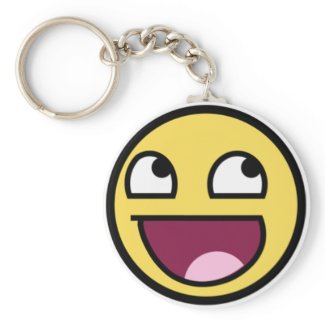 Awesome Face Keychain
