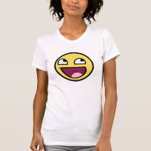 Awesome Face Ladies Petite T-Shirt