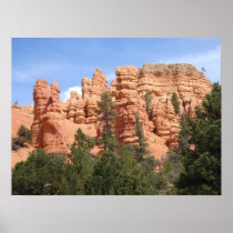 Awesome Geologic Formations at Red Canyon, Utah Print