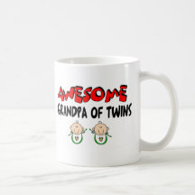 AWESOME GRANDPA of TWINS Mugs