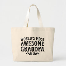 Awesome Grandpa Tote Bags