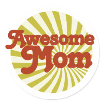 Awesome Mom Sticker