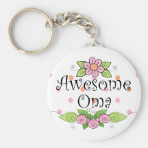 Awesome Oma T-Shirt Key Chain