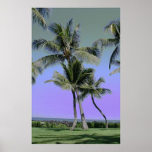 AWESOME PALM TREES POSTER