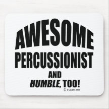 Awesome Percussionist Mouse Pad