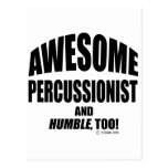 Awesome Percussionist Post Card
