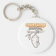 Awesome Possum Key Chain