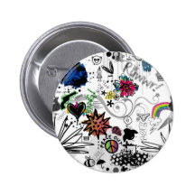 awesome random-ness! pinback button