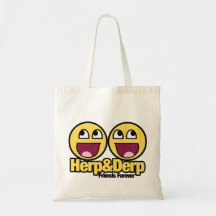 Awesome Smiley Herp and Derp Bag