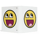 Awesome Smiley Internet Meme binders