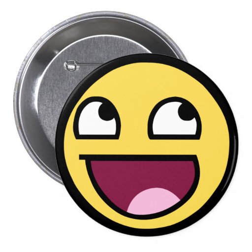 Awesome Smiley Pinback Buttons