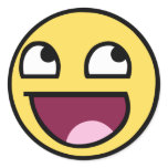 Awesome Smiley stickers