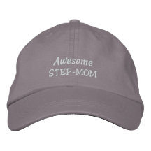 Awesome STEP-MOM-All Occasions Embroidered Baseball Caps
