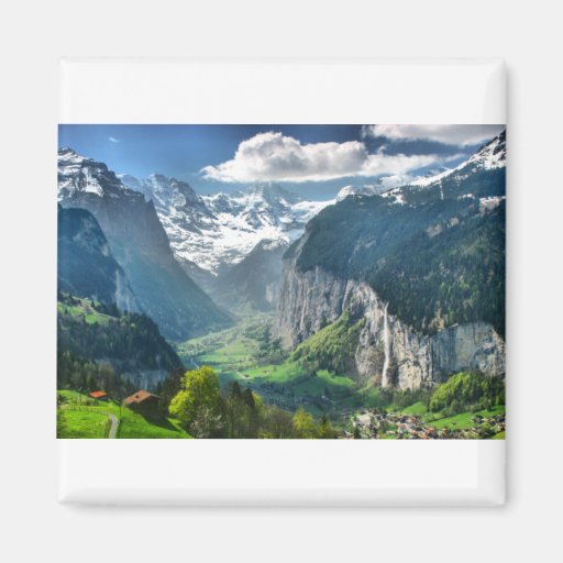 Awesome Switzerland Alps Magnet