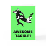 Awesome tackle,Rugby cards