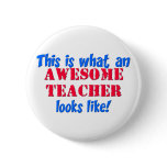 Awesome Teacher Pin
