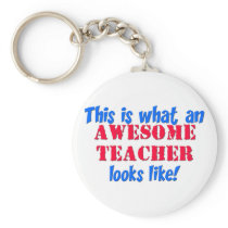 Awesome Teacher Key Chains