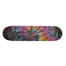 Awesome Tie Dye Skateboard - Swirls