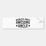 Awesome Uncle Bumper Sticker
