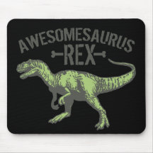 Awesomesaurus Rex Mouse Pad