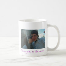 aww1, I love you, to the moon. Mugs
