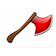 Axe_001_Vector_Clipart Post Card