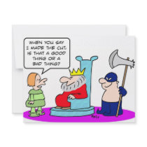 axe king made the cut custom invites