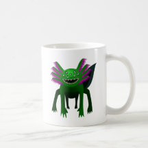 Axolotl Monster Green Tassen