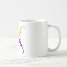 Axolotl von Oben Kaffeetasse