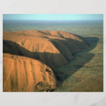 Ayers Rock at sunset, Australia Desert Full Color Flyer