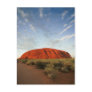 ayers rock in australia postcards