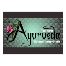 Ayurveda - Business- / Schedule Card Business Card Template