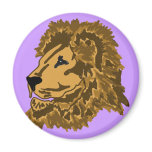 AZ- Lion Art Magnet