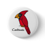 AZ- Red Cardinals Button