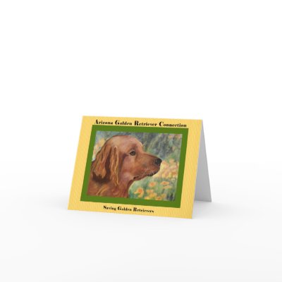 AZGRC Saving Golden Retrievers Cards by RescueArt4GRs