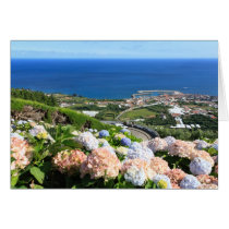 Azores landscape greeting cards